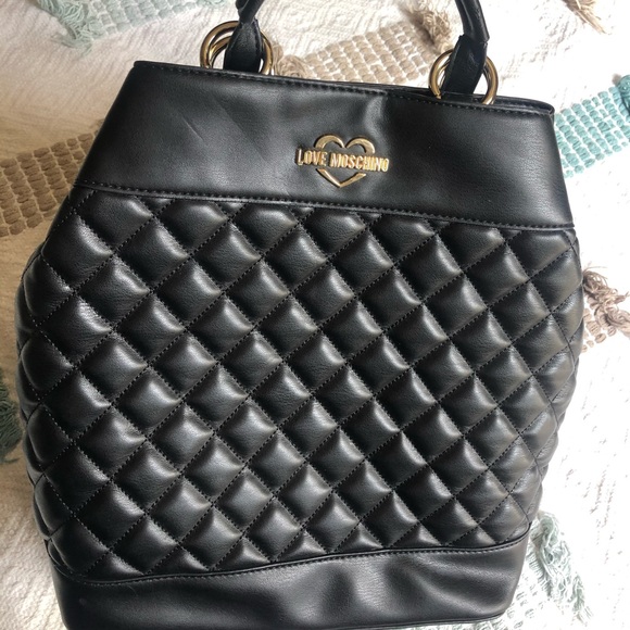 Love Moschino Handbags - LOVE MOSCHINO BACK PACK PURSE